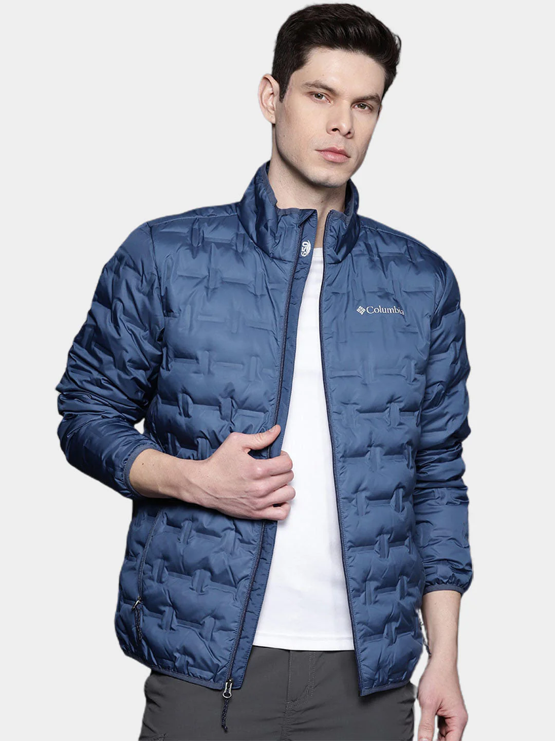 Columbia Men Blue Delta Ridge Down Jacket - Image 8