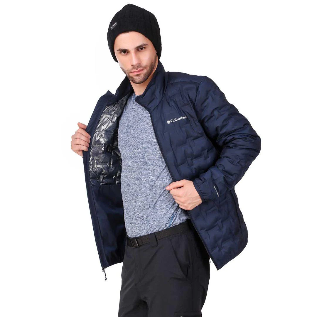Columbia Men Blue Delta Ridge Down Jacket - Image 4
