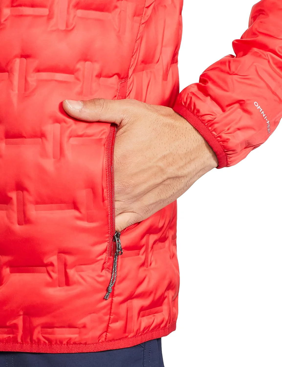 Columbia Men Pink Delta Ridge Down Jacket - Image 4