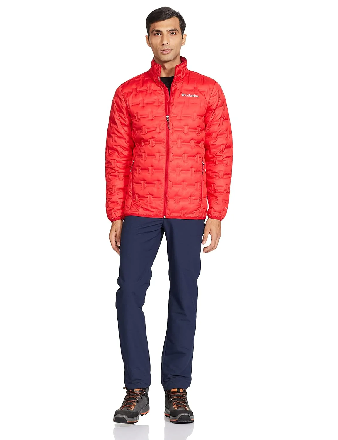 Columbia Men Pink Delta Ridge Down Jacket - Image 6