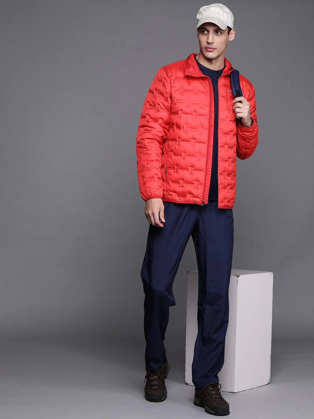 Columbia Men Pink Delta Ridge Down Jacket - Image 9