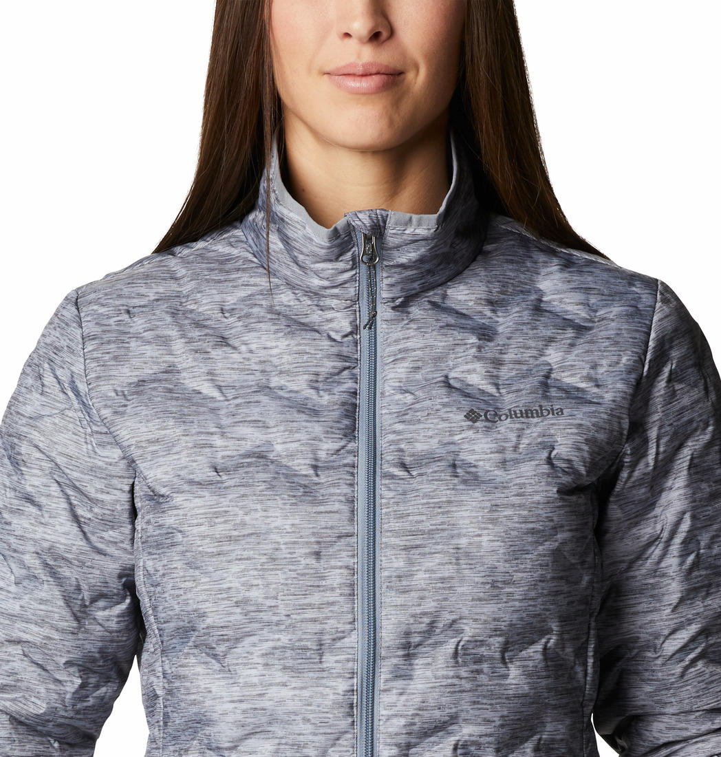 Columbia Women Grey Delta Ridge Down Jacket - Image 3