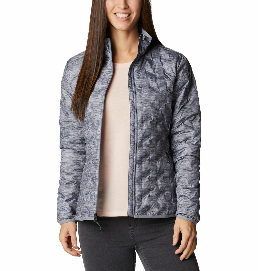 Columbia Women Grey Delta Ridge Down Jacket - Image 5