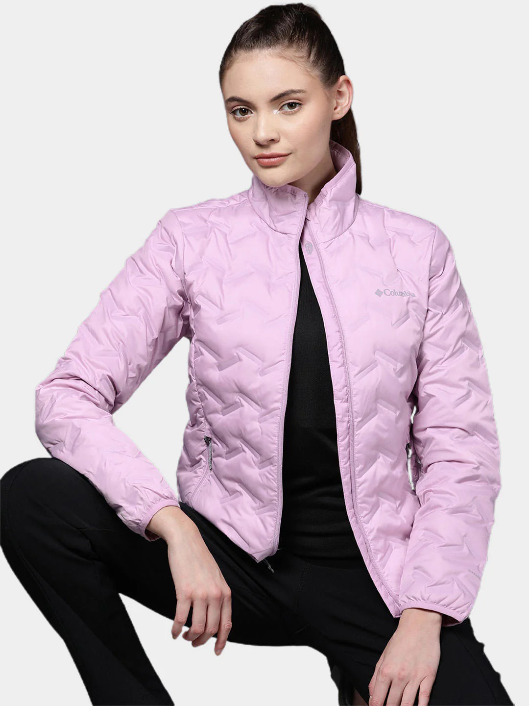 Columbia Women Purple Delta Ridge Down Jacket - Image 8