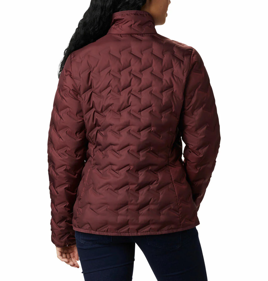 Columbia Women Maroon Delta Ridge Down Jacket - Image 4
