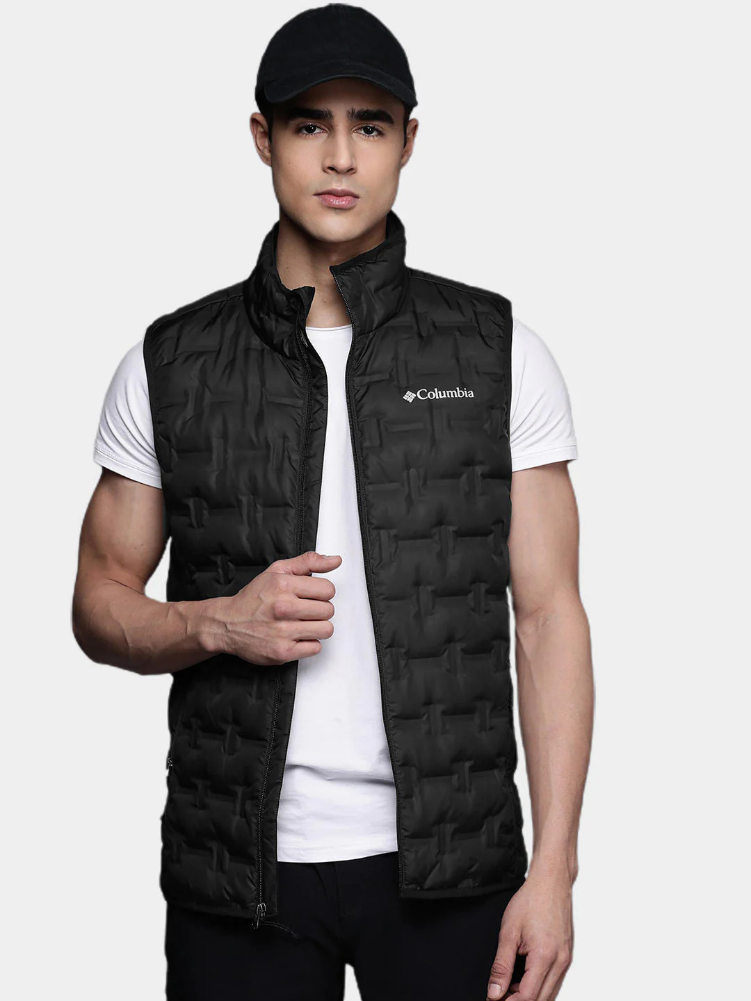 Columbia Men Black Delta Ridge Down Vest - Image 10
