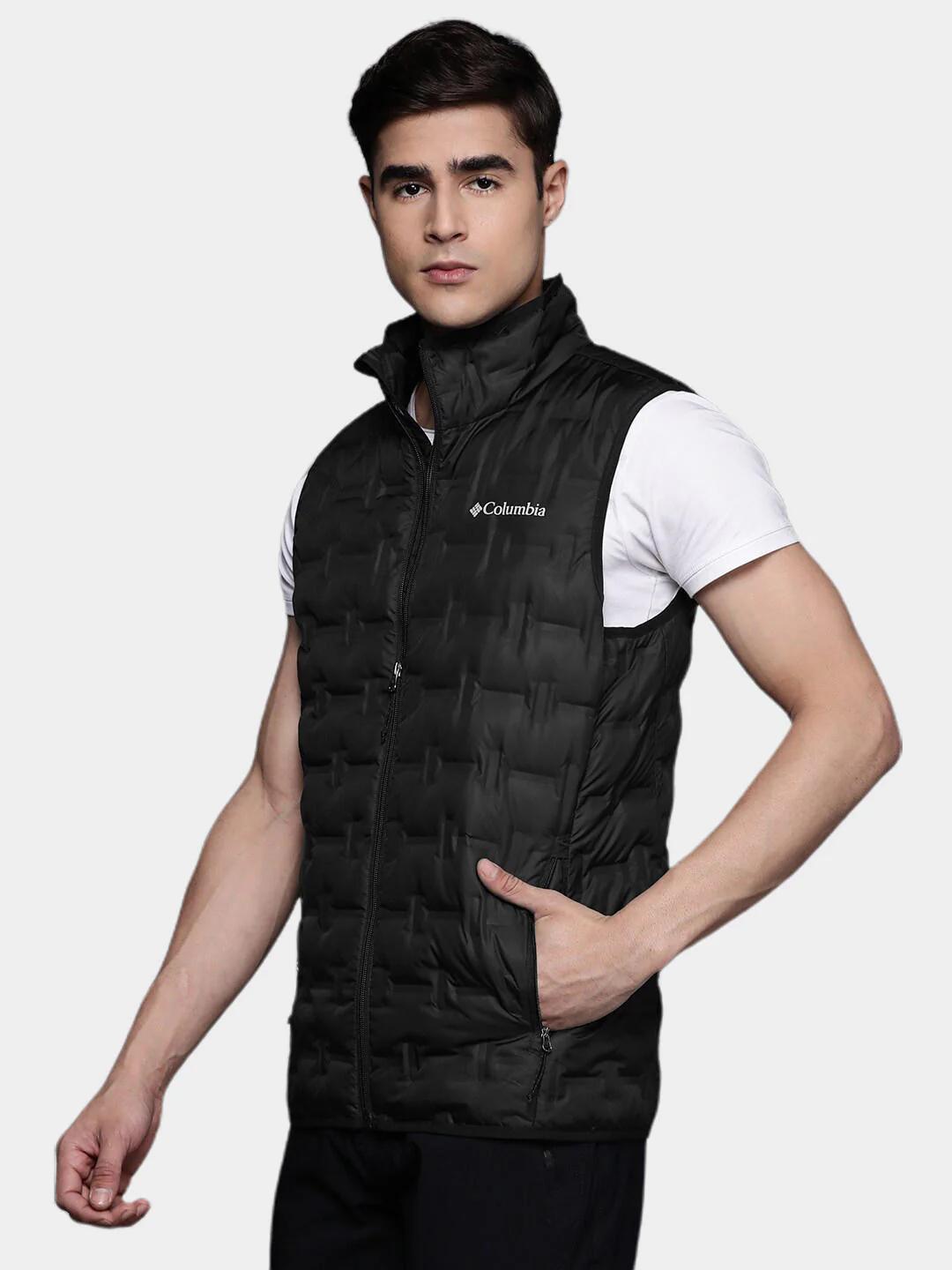 Columbia Men Black Delta Ridge Down Vest - Image 11