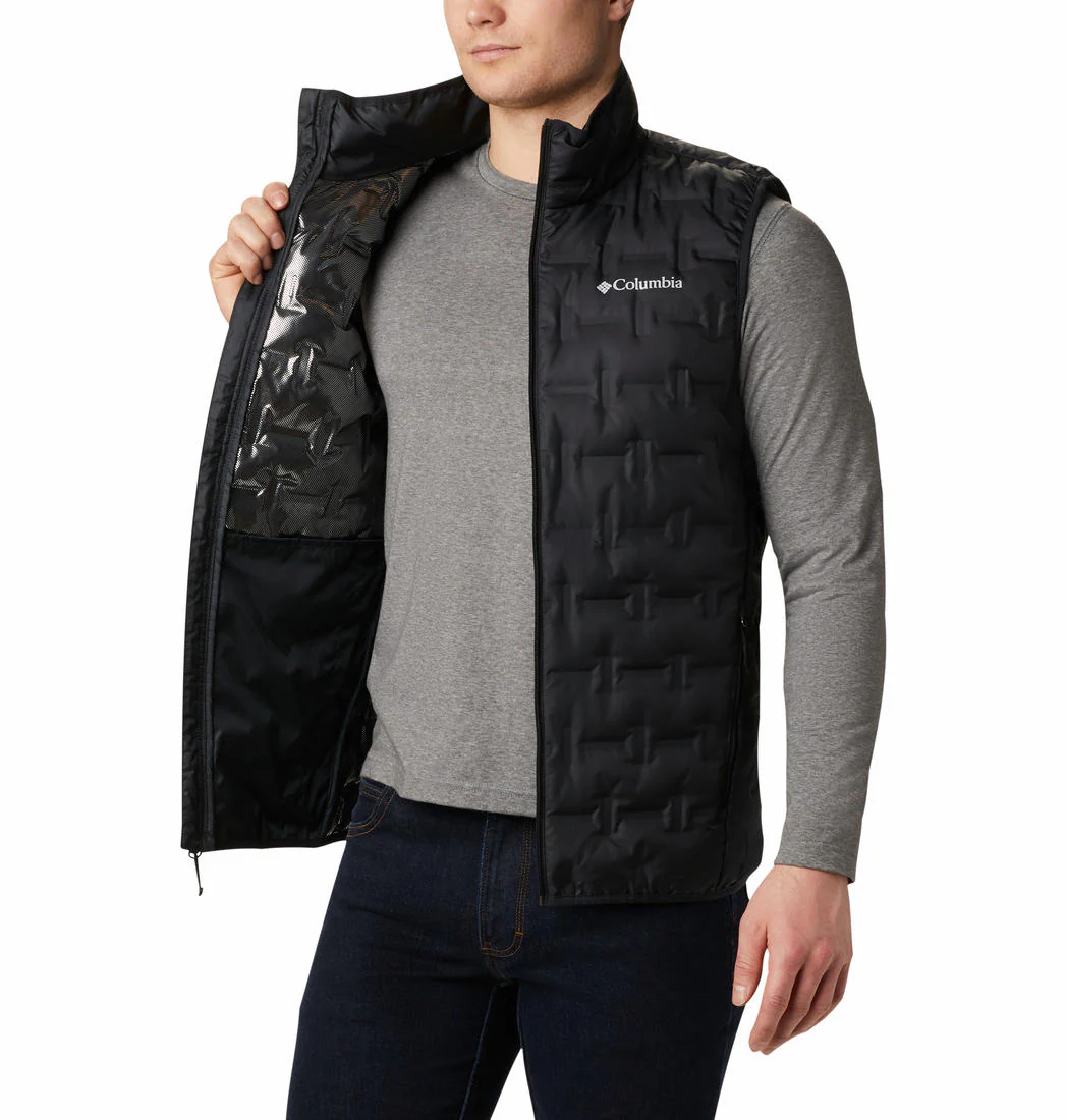 Columbia Men Black Delta Ridge Down Vest - Image 5
