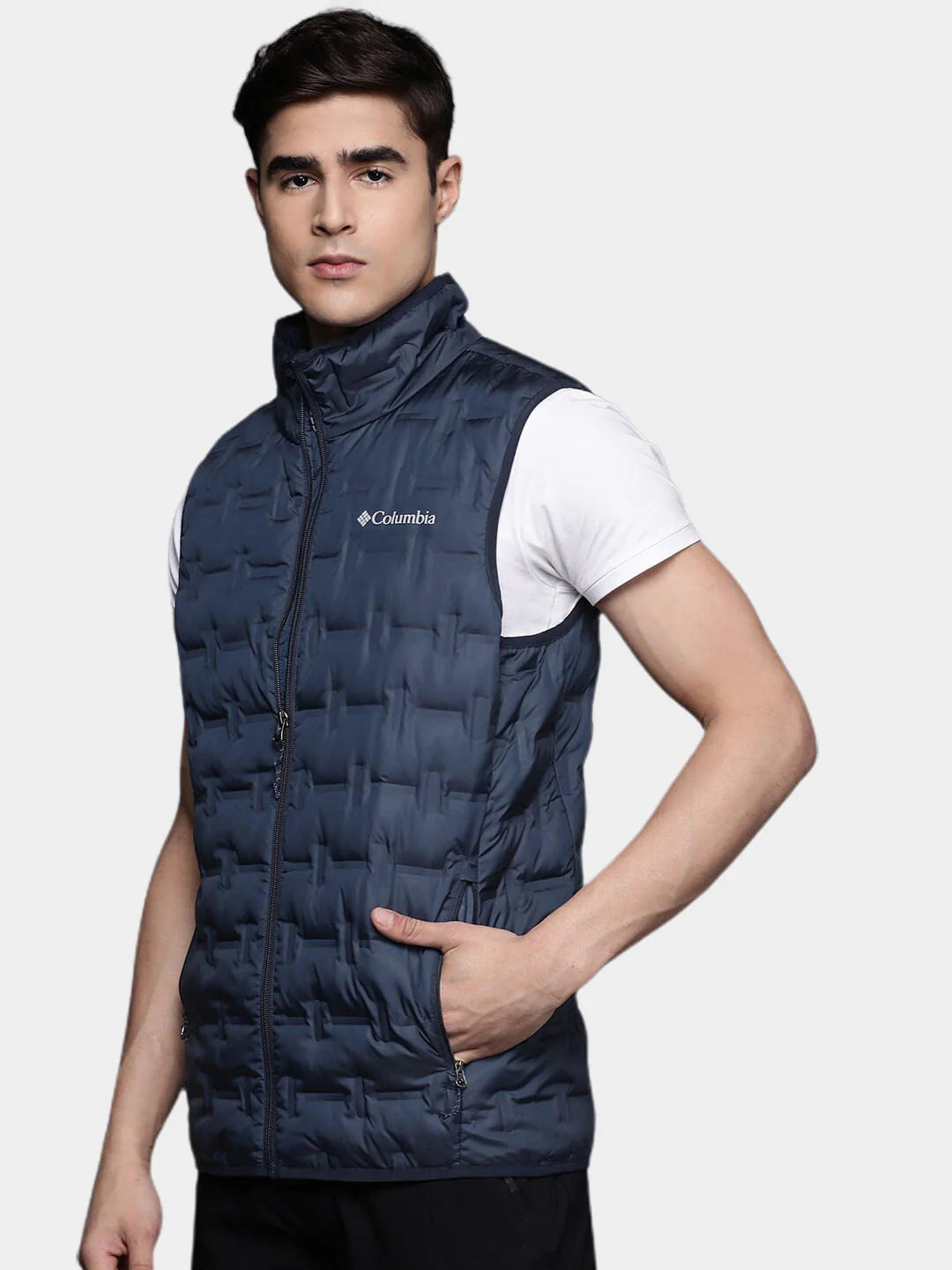 Columbia Men Blue Delta Ridge Down Vest - Image 10