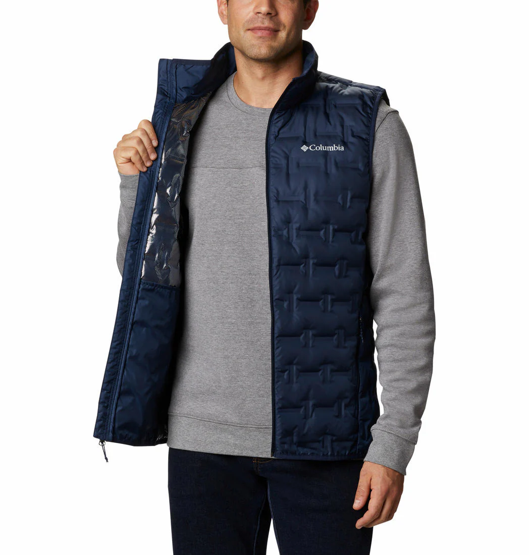 Columbia Men Blue Delta Ridge Down Vest - Image 4