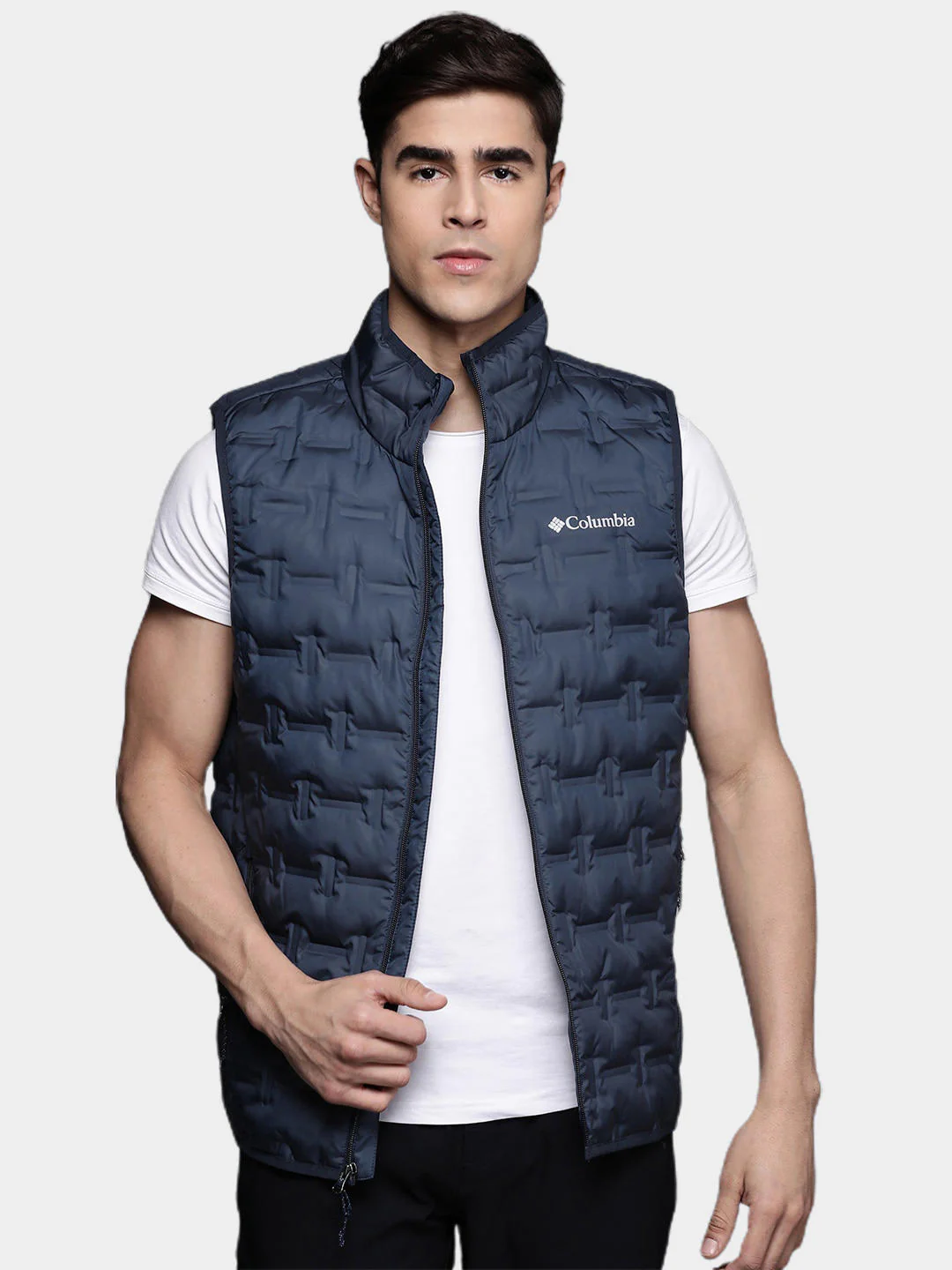 Columbia Men Blue Delta Ridge Down Vest - Image 9