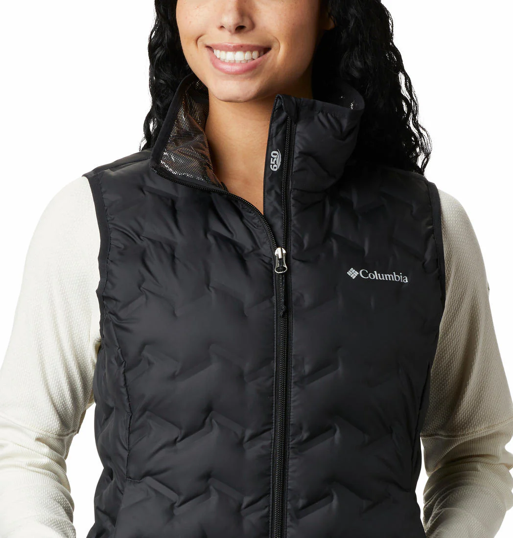 Columbia Women Black Delta Ridge Down Vest - Image 2