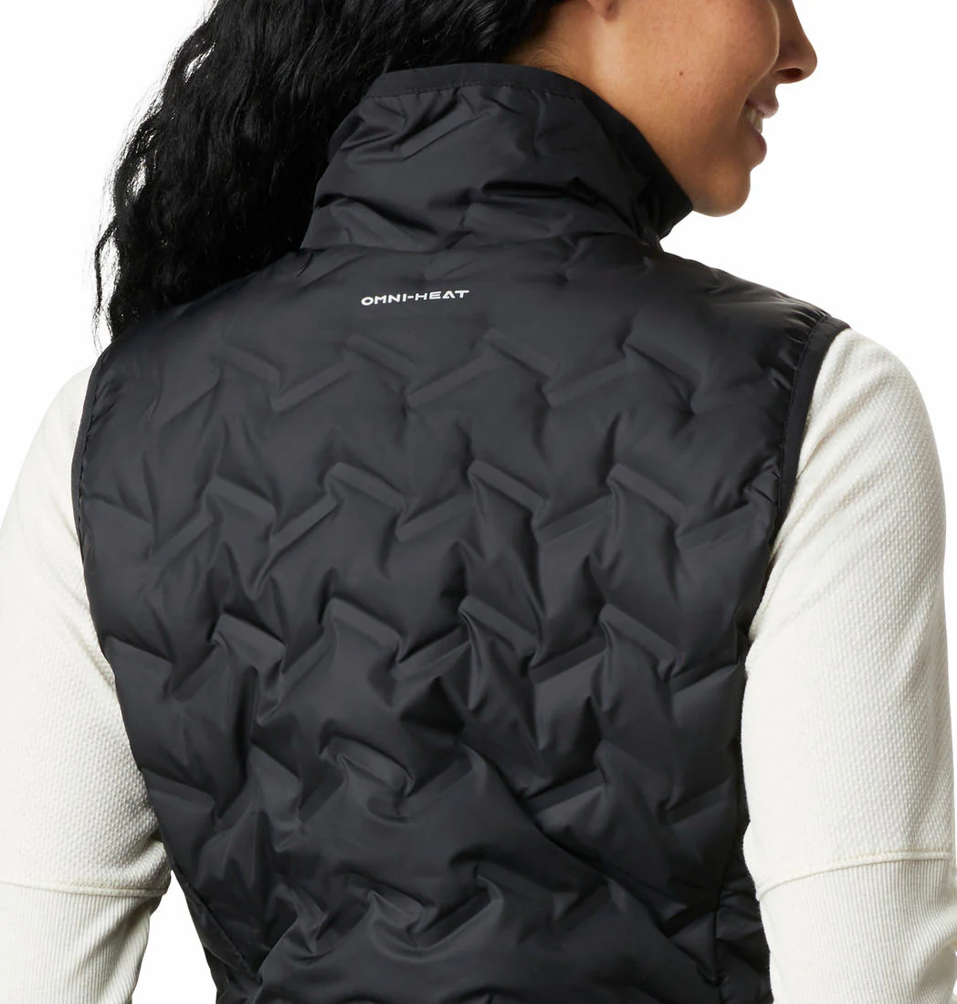 Columbia Women Black Delta Ridge Down Vest - Image 3