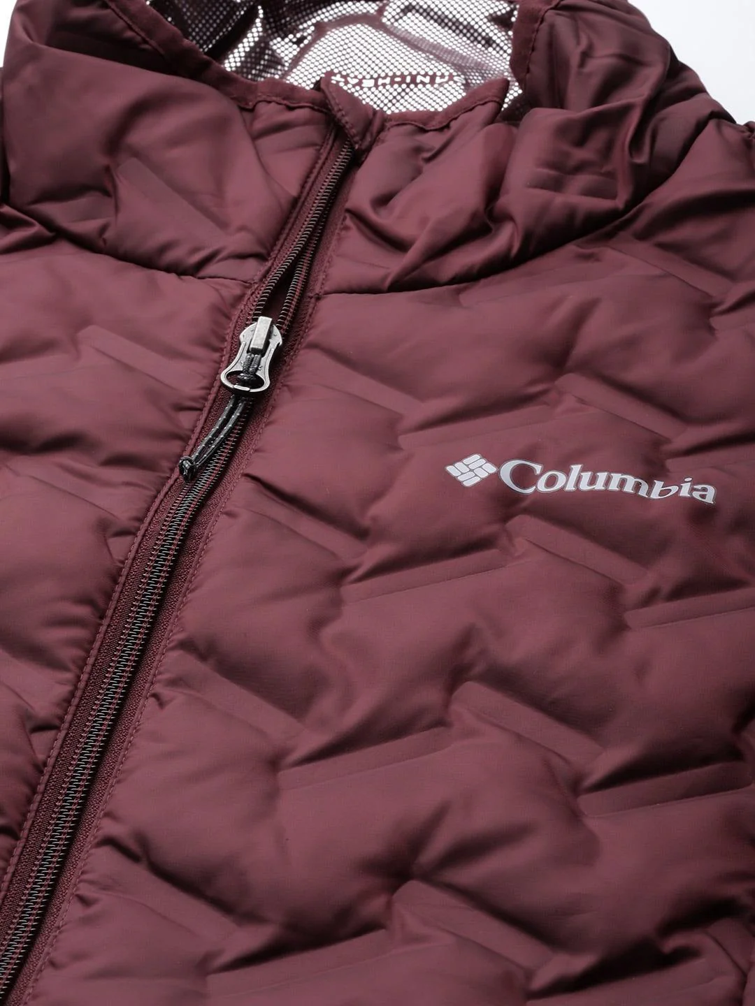 Columbia Women Maroon Delta Ridge Down Vest - Image 4
