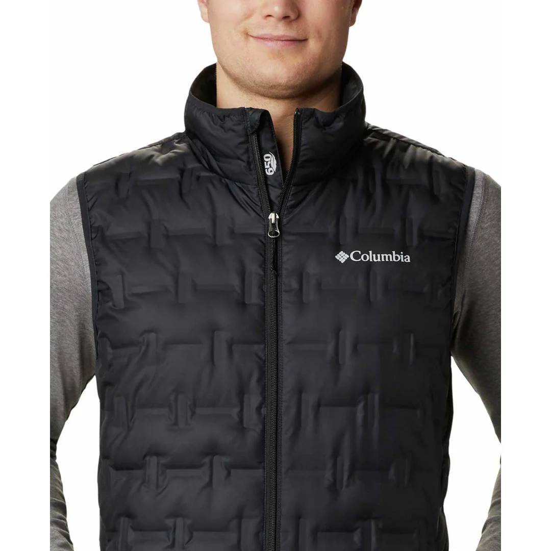 Columbia Men Black Delta Ridge Down Vest - Image 2