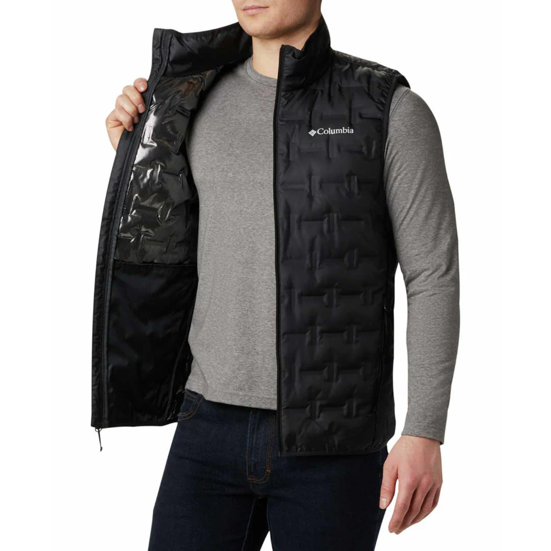 Columbia Men Black Delta Ridge Down Vest - Image 4
