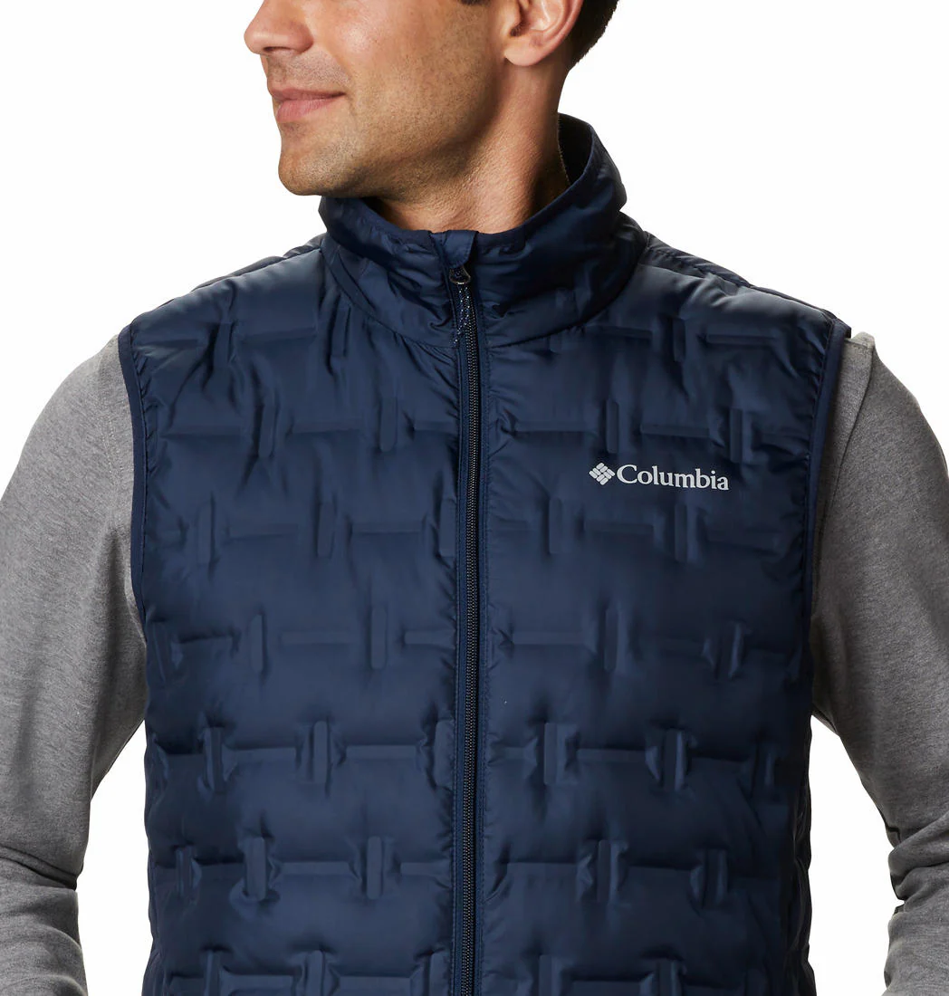 Columbia Men Blue Delta Ridge Down Vest - Image 3