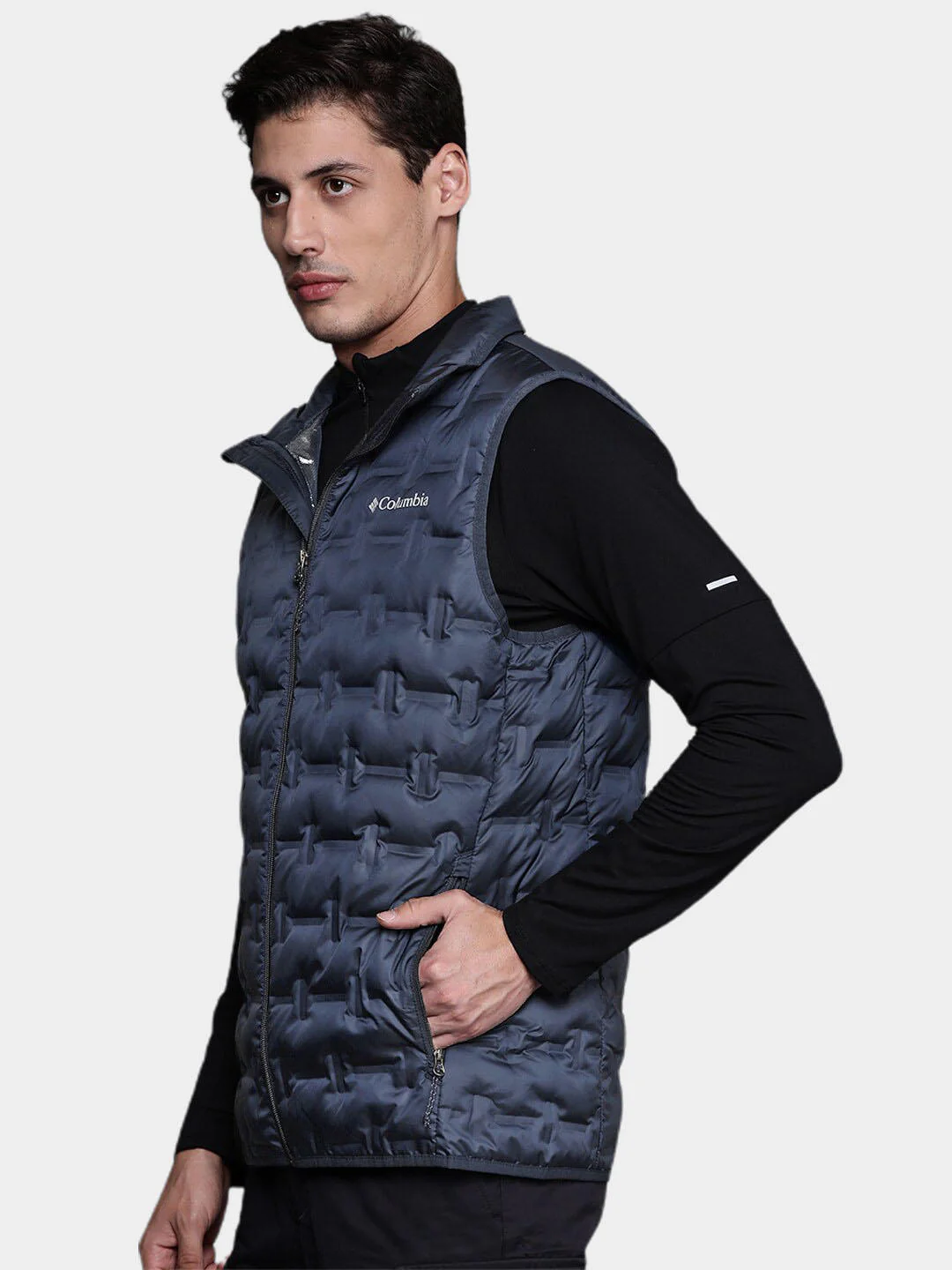 Columbia Men Blue Delta Ridge Down Vest - Image 9