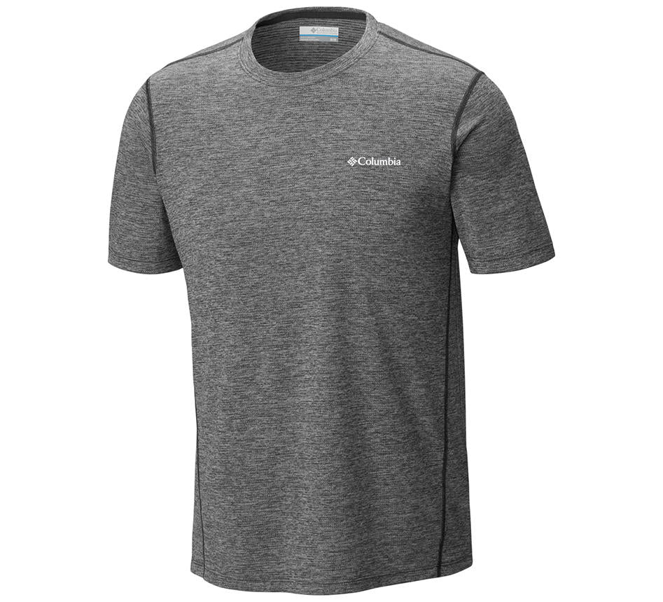 Columbia Men Black Deschutes Runner Short Sleeve Shirt - Image 2