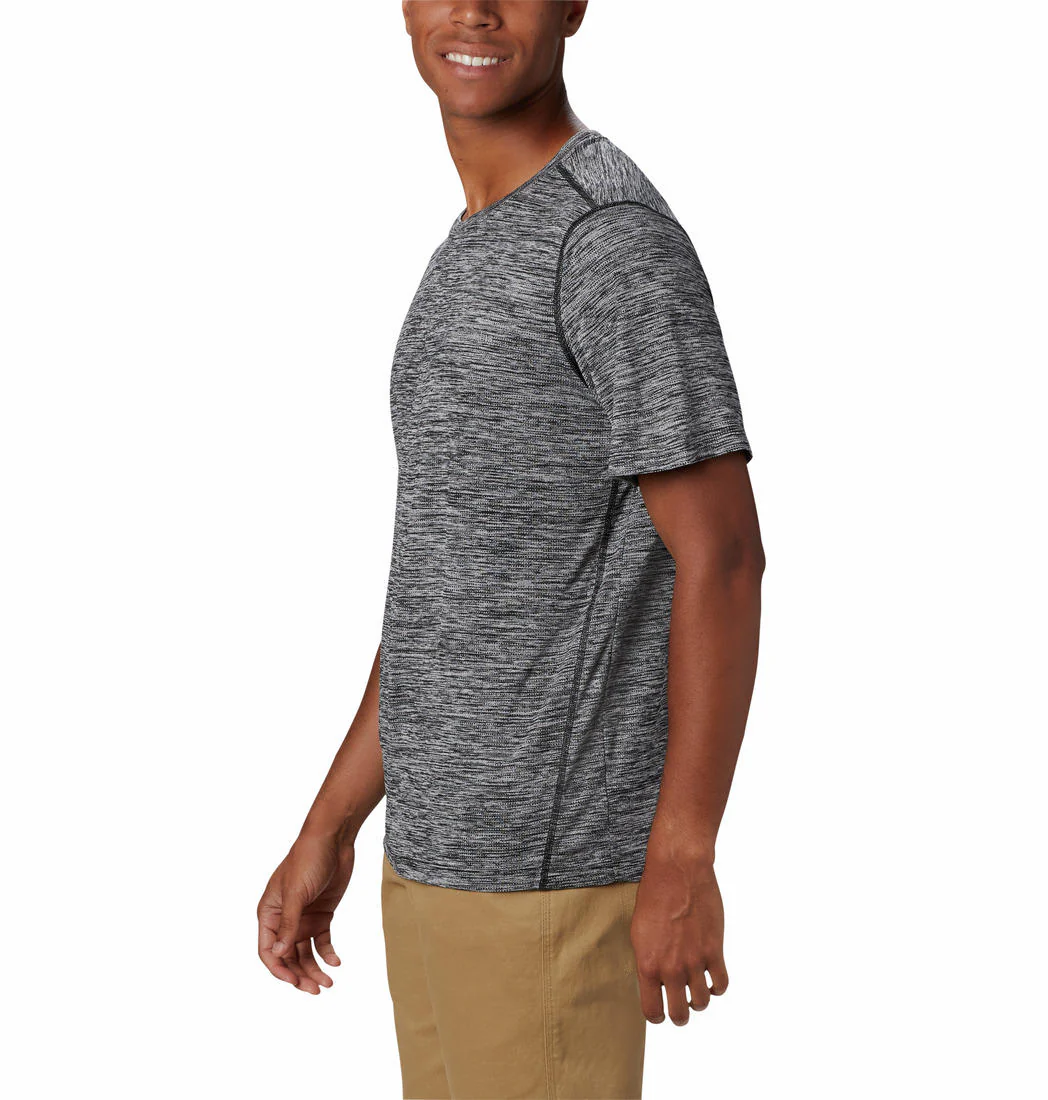 Columbia Men Black Deschutes Runner Short Sleeve Shirt - Image 2