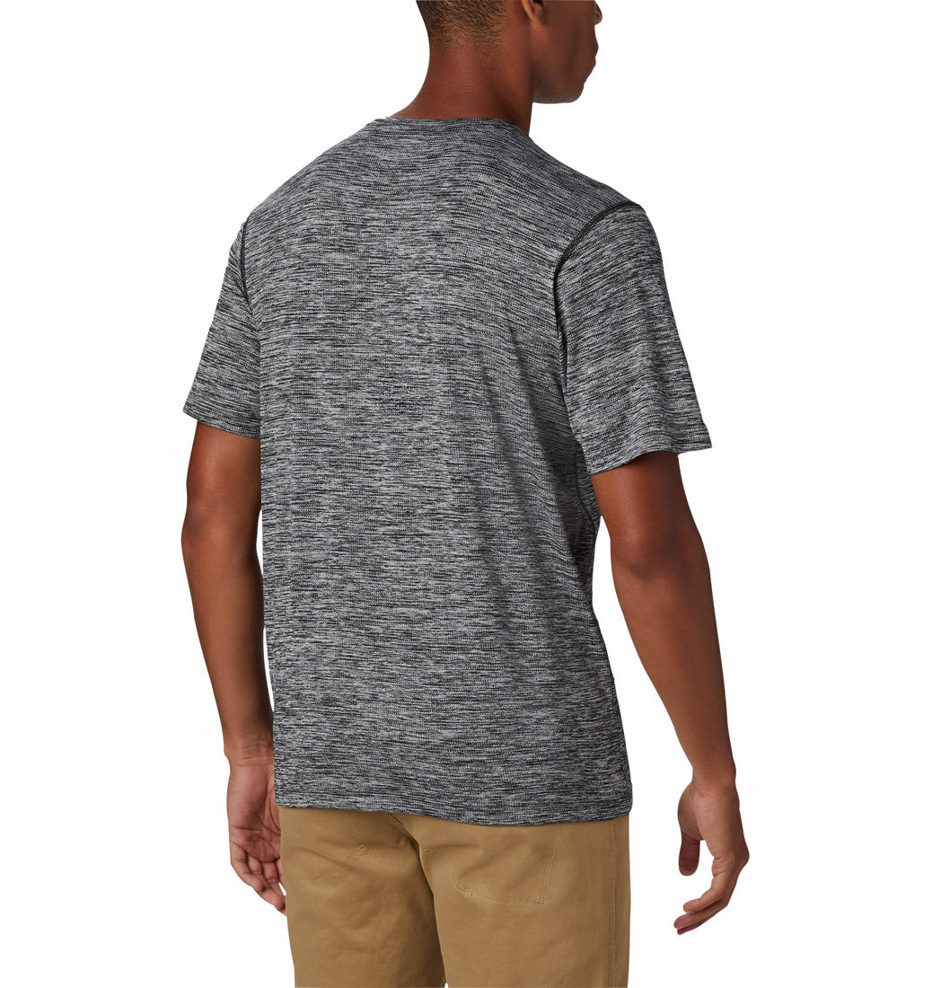Columbia Men Black Deschutes Runner Short Sleeve Shirt - Image 5