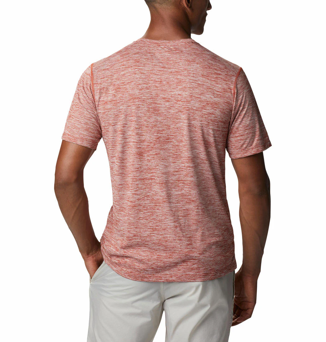 Columbia Men Brown Deschutes Runner Short Sleeve Shirt - Image 2
