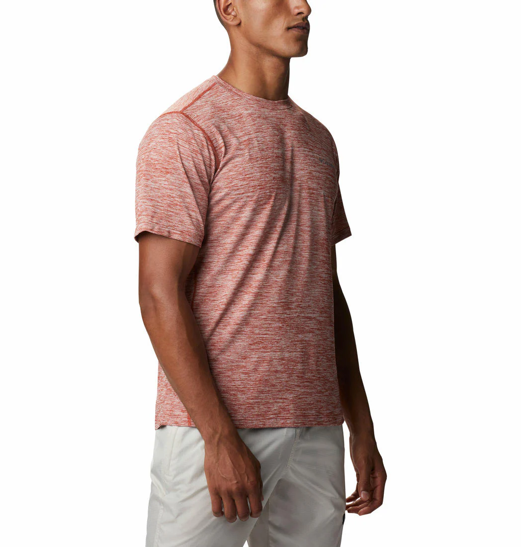 Columbia Men Brown Deschutes Runner Short Sleeve Shirt - Image 6