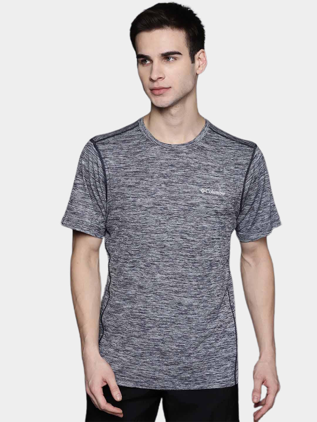 Columbia Men Blue Deschutes Runner Short Sleeve Shirt - Image 8