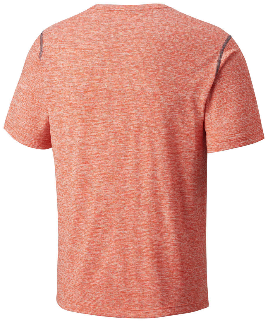 Columbia Men Orange Deschutes Runner Short Sleeve Shirt - Image 2
