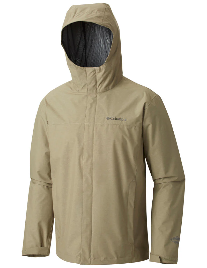 Columbia Men Green Diablo Creek Rain Shell Waterproof - Image 3