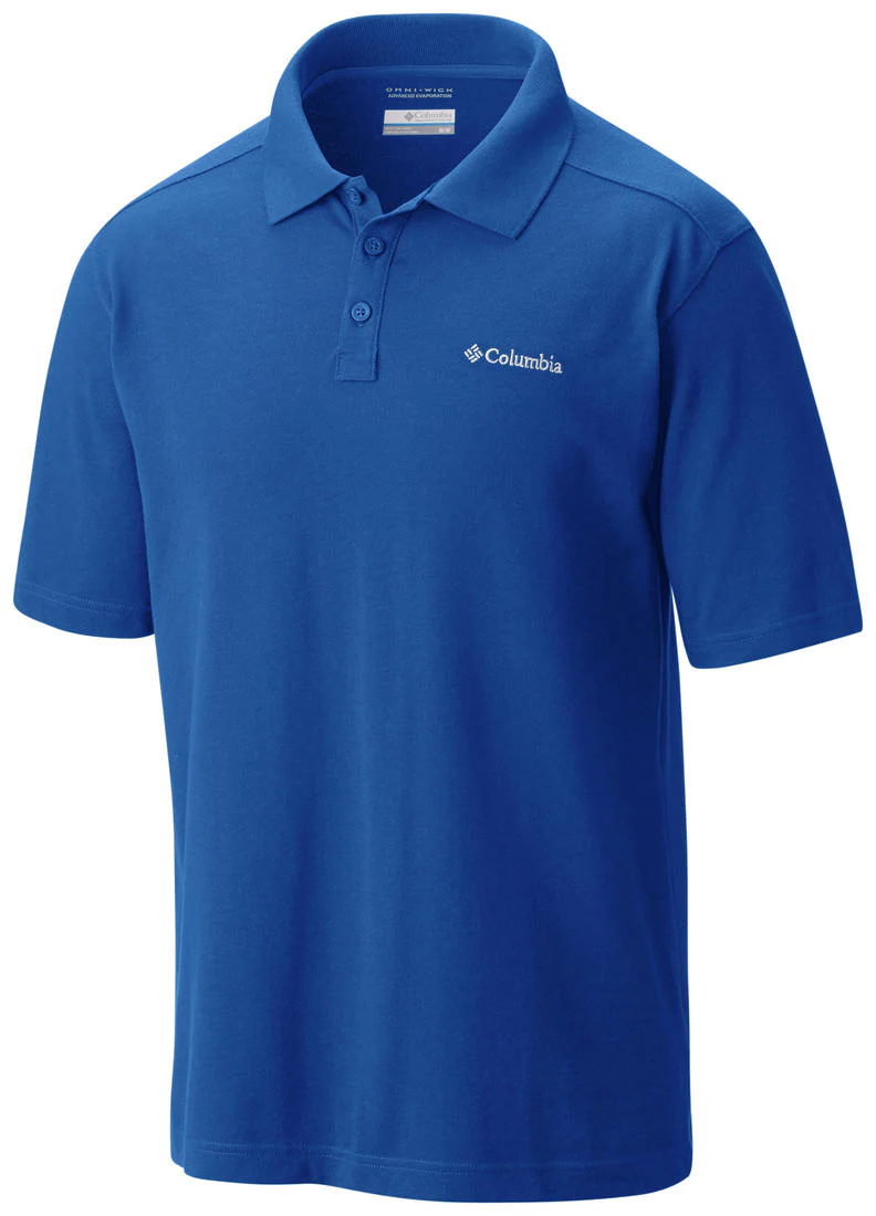 Columbia Men Blue Elm CreekPolo (Sun Protection)