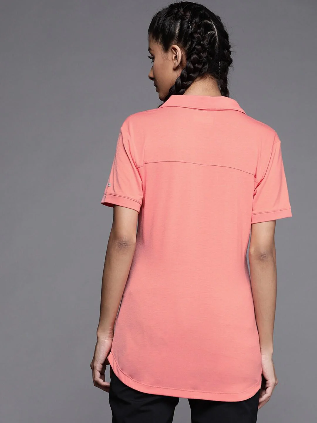 Columbia Women Red Essential Elements Polo (Sun Protection) - Image 5