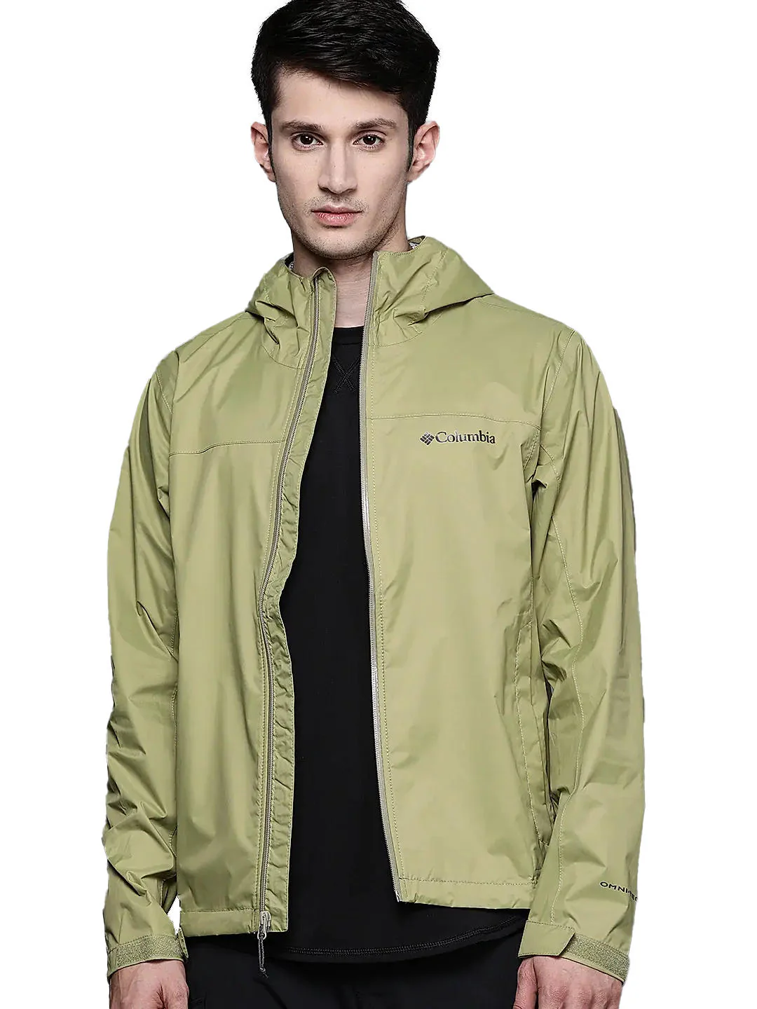 Columbia Men Green EvaPOURation Jacket Waterproof