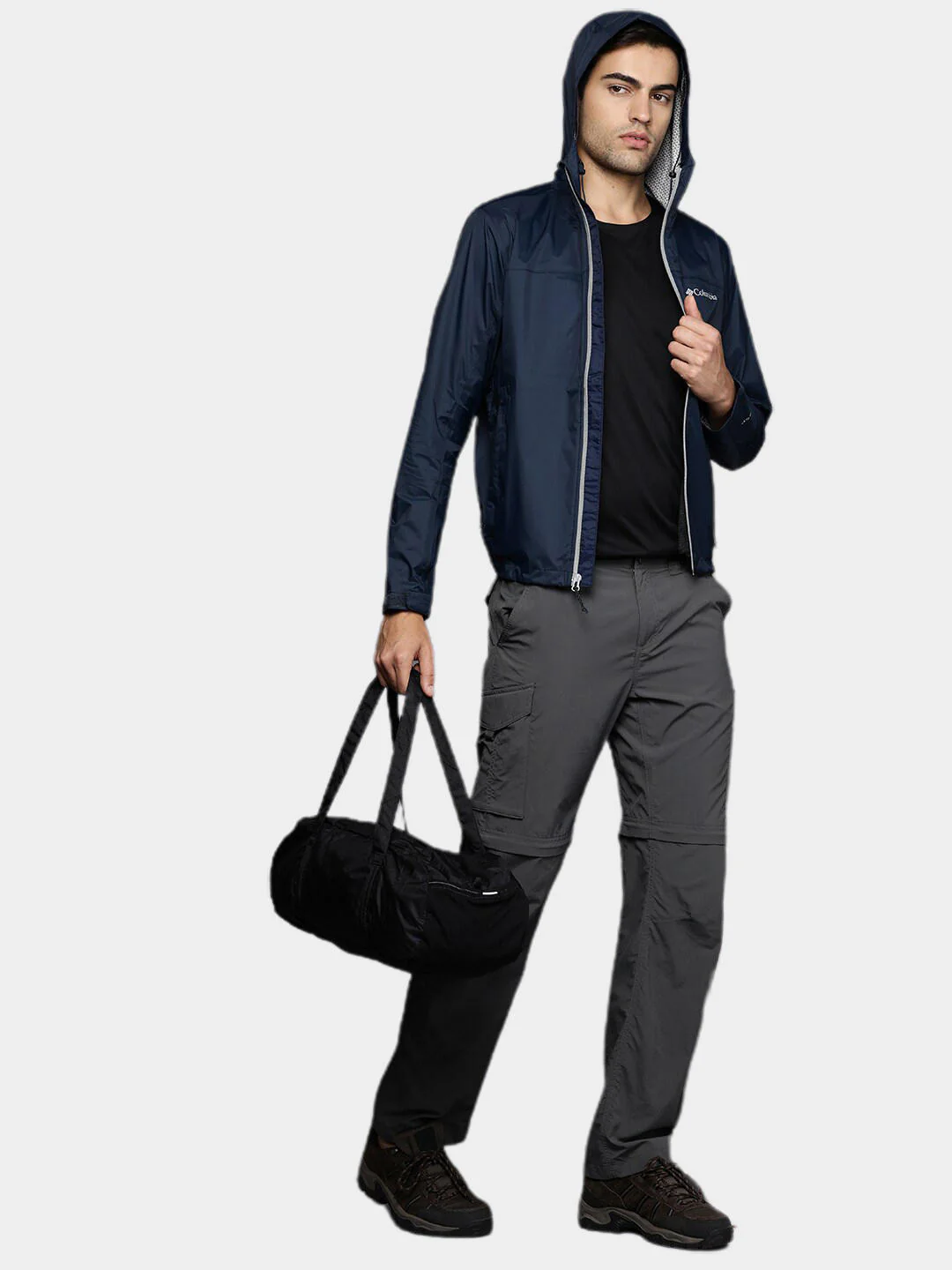 Columbia Men Blue EvaPOURation Jacket Waterproof - Image 11