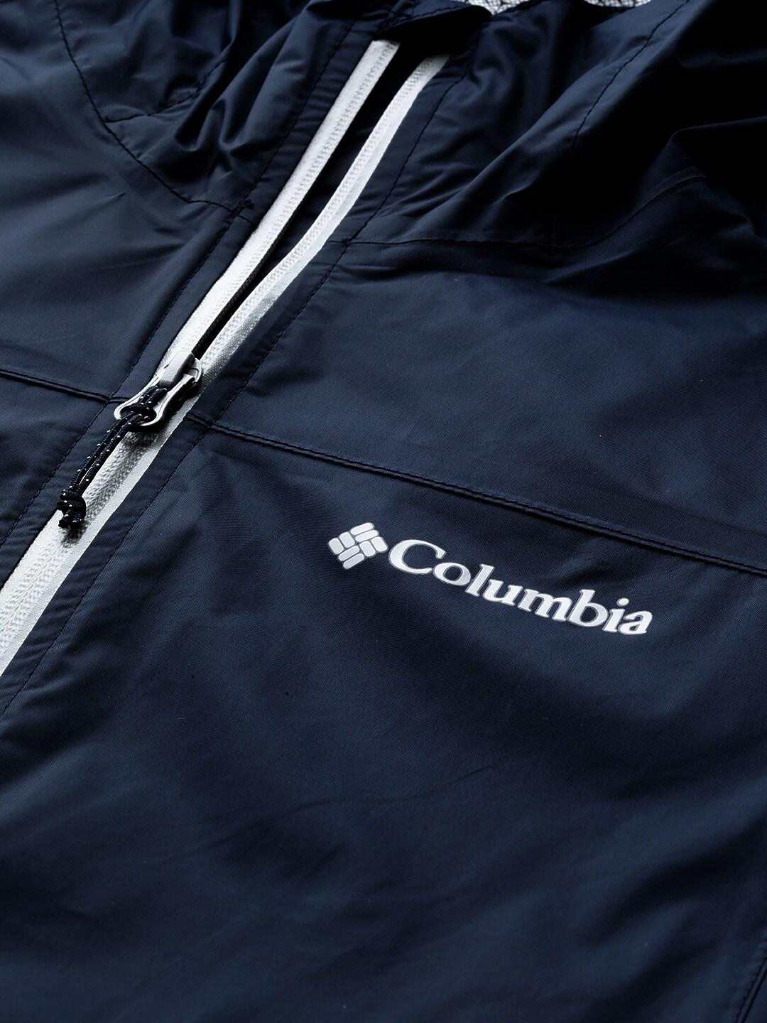 Columbia Men Blue EvaPOURation Jacket Waterproof - Image 6