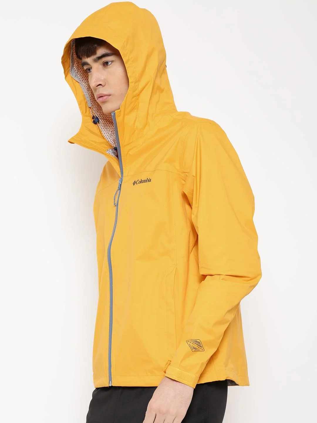 Columbia Men Yellow EvaPOURation Jacket Waterproof - Image 2