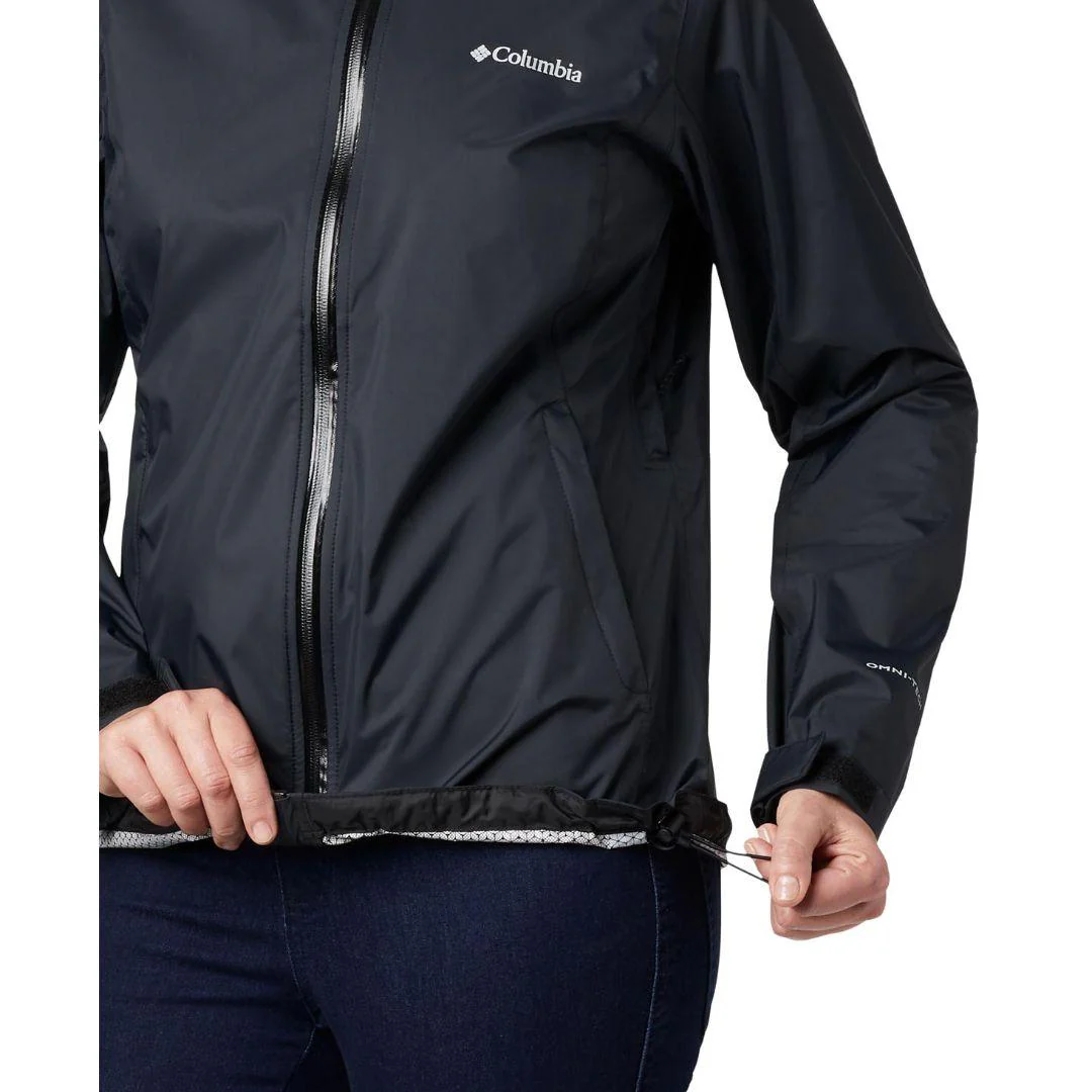 Columbia Women Black EvaPOURation Jacket Waterproof - Image 4