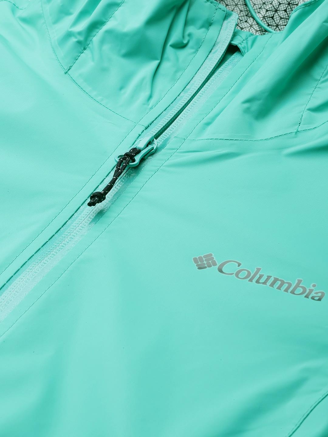 Columbia Women Green EvaPOURation Jacket Waterproof - Image 7