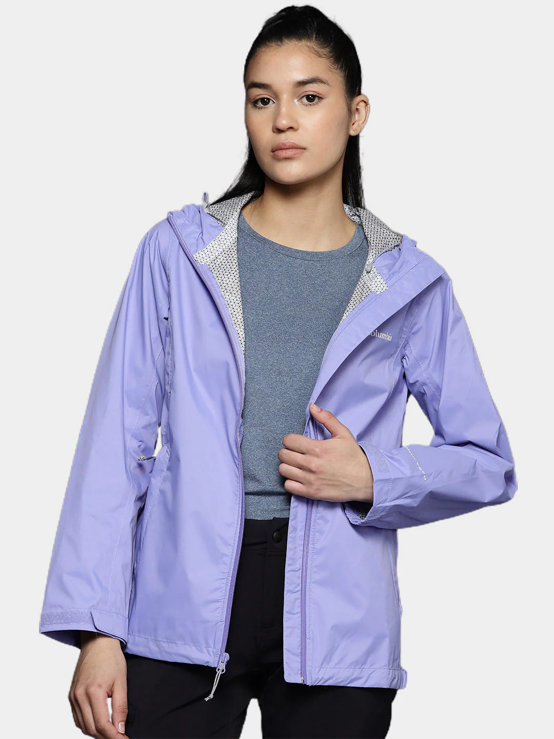 Columbia Women Purple EvaPOURation Jacket Waterproof - Image 11