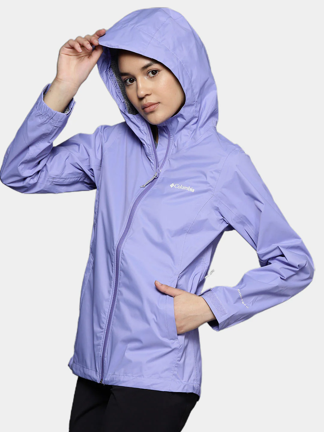 Columbia Women Purple EvaPOURation Jacket Waterproof - Image 12