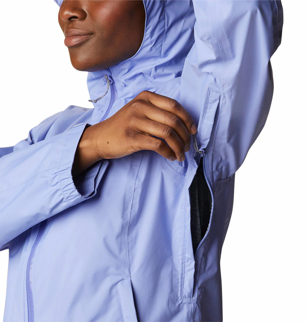 Columbia Women Purple EvaPOURation Jacket Waterproof - Image 4