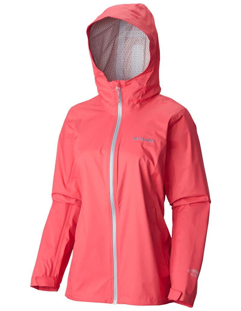Columbia Women Red EvaPOURation Jacket Waterproof - Image 3