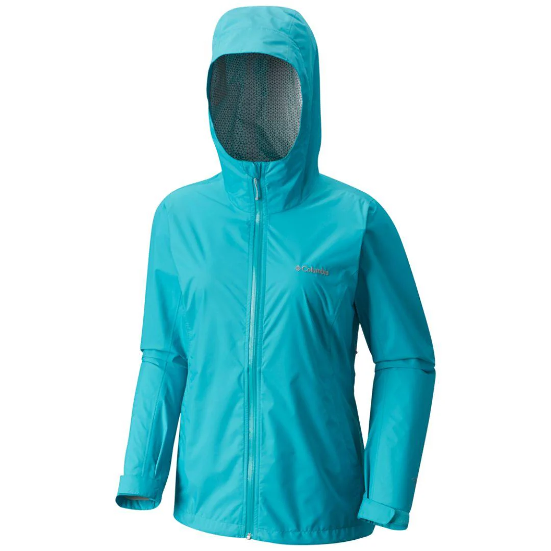 Columbia Women Yellow EvaPOURation Jacket Waterproof - Image 2