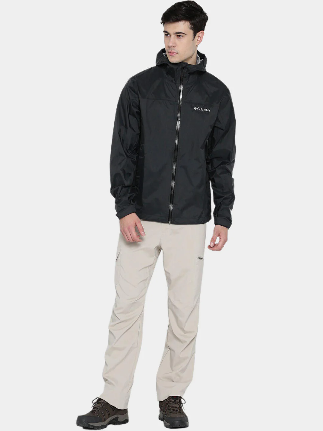 Columbia Men Black EvaPOURation Jacket Waterproof - Image 5