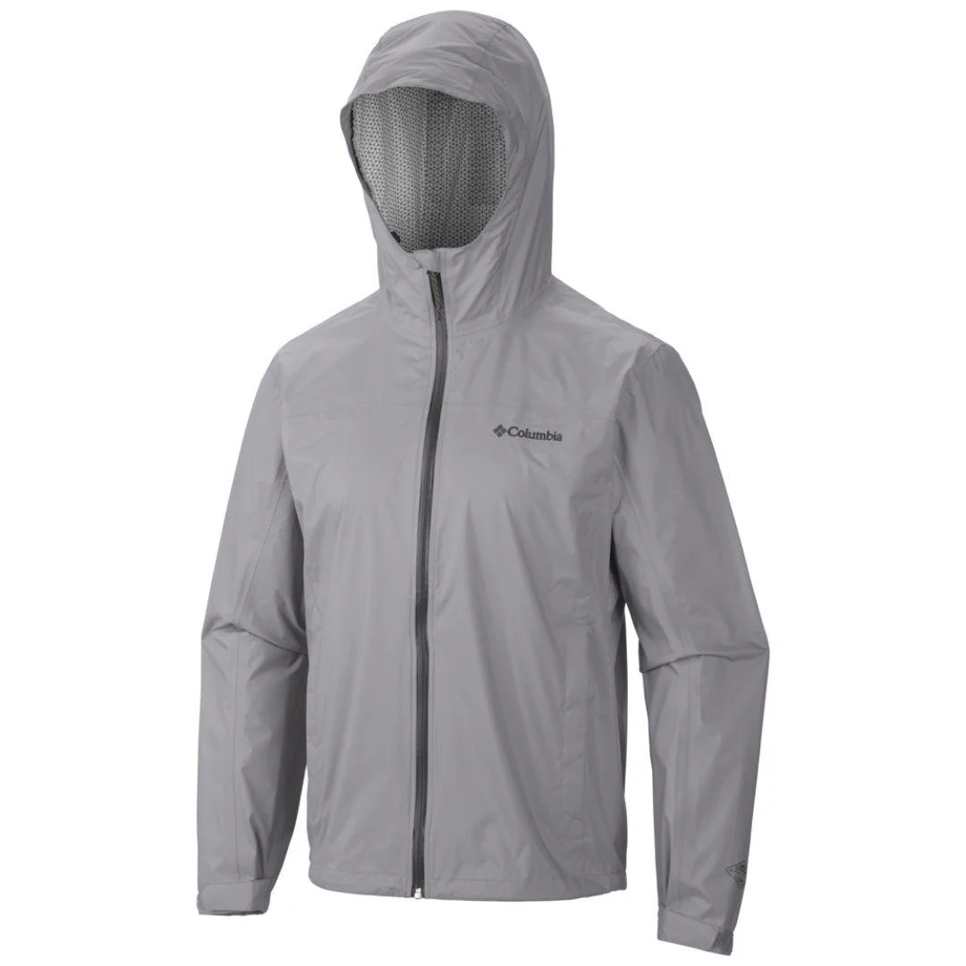 Columbia Men Grey EvaPOURation Jacket Waterproof - Image 2