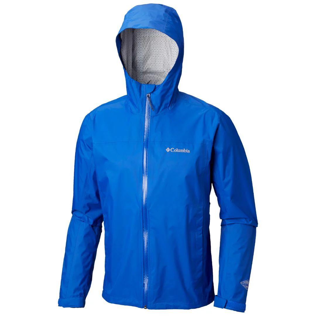 Columbia Men Blue EvaPOURation Jacket Waterproof - Image 2