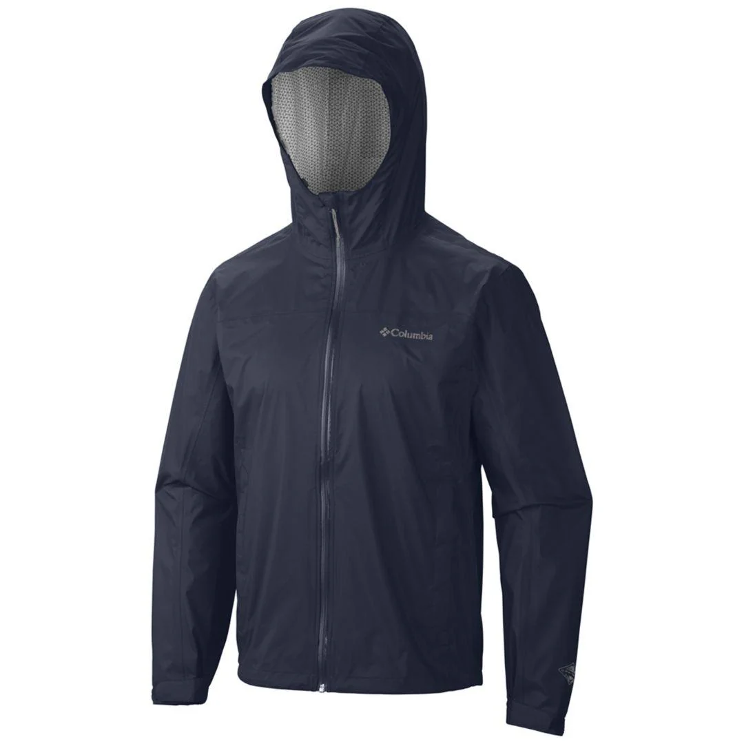 Columbia Men Blue EvaPOURation Jacket Waterproof - Image 2