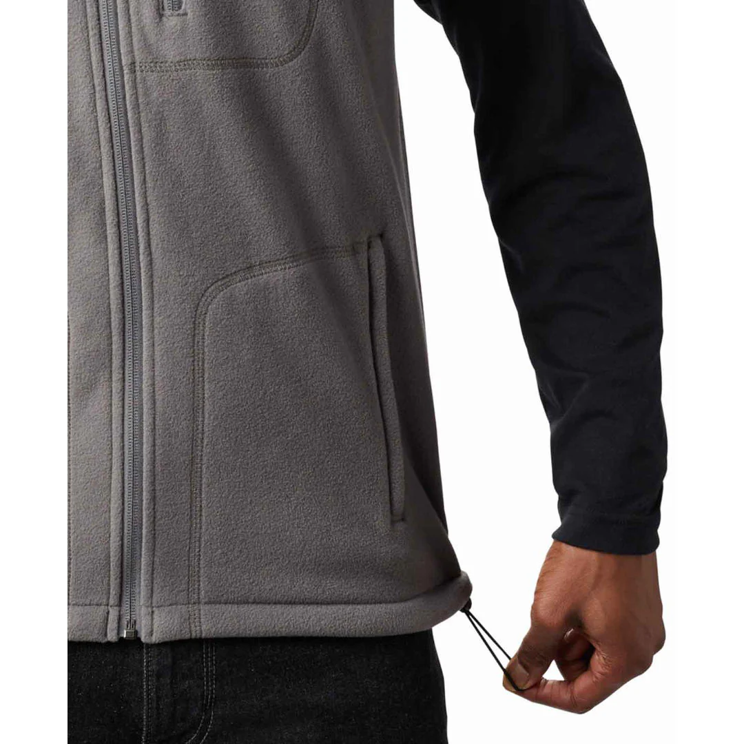 Columbia Men Grey Fast Trek Fleece Vest - Image 2