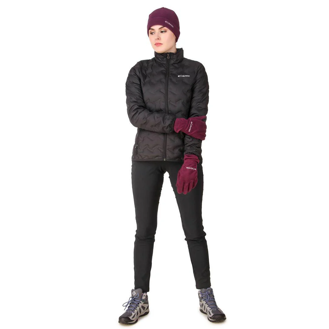 Columbia Unisex Maroon Fast Trek Hat and Glove Set - Image 2