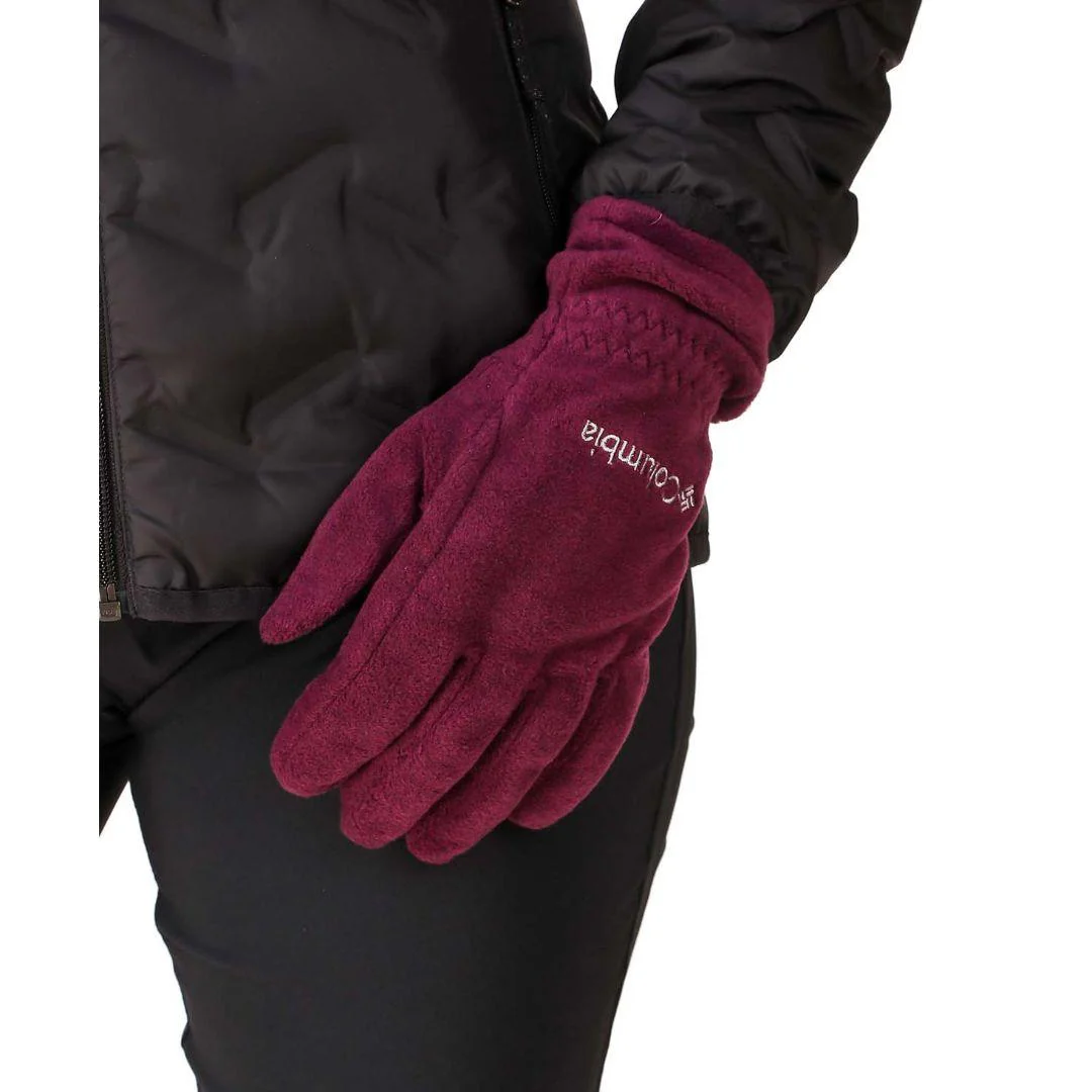 Columbia Unisex Maroon Fast Trek Hat and Glove Set - Image 4